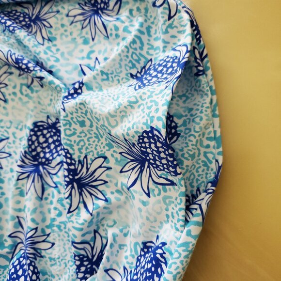 Southwind Apparel UPF 50 Bandeau Swing Sun Athletic Dress Pineapple Print Small - Picture 10 of 12